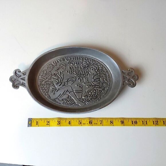 Daily Bread Server Tray-Pewter  - Picture 7 of 8